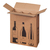 Scatola Wine Pack - 3 bottiglie - 30,5 x 10,8 x 36,8 cm - cartone doppia onda - avana - Bong Packaging - conf. 10 pezzi