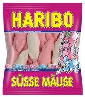 Haribo Süsse Mäuse, Schaumzucker, 16 Beutel je 175g