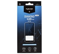 MYSCREEN DIAMOND GLASS LITE EDGE képernyővédő üveg (2.5D full glue, íves, karcálló, 0.33 mm, 9H) FEKETE [Honor X7]