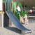 Glijbaan speeltoestellen speelplaats RVS 304 roestvrijstaal 500mm breed voor 100cm platvorm TÜV gekeurd voor openbare speeltoestellen, schoolpleinen en speelplaatsen