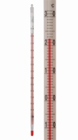 Kälte-Laborthermometer -100°C ...+30°C Auflösung 1°C Länge 300 mm