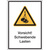 Warnzeichen Kombischild "Vorsicht! Schwebende Last" [W015], Folie (0,1 mm), 210 x 297 mm, ASR A1.3 / ISO 7010, selbstklebend