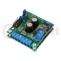 Controlador de motor DC; VNH2SP30; 19,5kHz; PWM,RS232,TTL; 13A