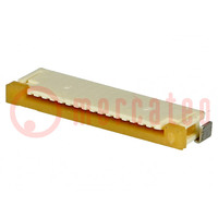 Connector: FFC/FPC; horizontal; PIN: 16; top contacts,ZIF; SMT