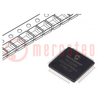 IC: PIC mikrokontroller; 256kB; 2÷3,6VDC; SMD; TQFP64; PIC32