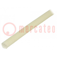 Insulating tube; fiberglass; -25÷155°C; Øint: 3mm; 5kV/mm; reel