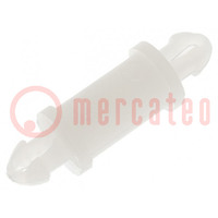 Assembly stud; polyamide; L: 3.2mm; latch/latch; Ø2: 2.54mm