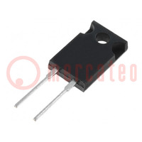 Resistor: thick film; THT; TO220; 22Ω; 50W; ±5%; -65÷150°C