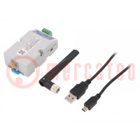 Converter; RS485/USB; Number of ports: 2; 24VDC; Kit: USB cable 1m