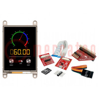 Entw.Kits: mit Display; LCD TFT; 3,2"; 240x320; 257cd/m2; FFC/FPC