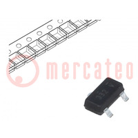 Tranzystor: P-MOSFET; unipolarny; -20V; -1A; 0,5W; SuperSOT-3