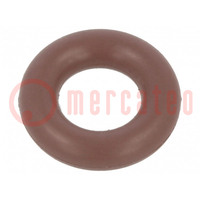 Guarnizione O-ring; FPM; Thk: 3mm; Øint: 6mm; marrone; -20÷200°C