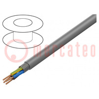 Wire; H05VVC4V5-K,ÖLFLEX® 150CY; 4G1.5mm2; PVC; grey; 300V,500V