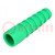 Strain relief; RG59,RG62; green; Application: BNC plugs; 10pcs.