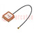 Antenna; GPS; 2dBi; RHCP; for building in; 50Ω; 18.6x18.6x7.5mm