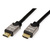 ROLINE HDMI High Speed Kabel mit Ethernet, ST-ST, schwarz / silber, 3 m