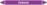 Rohrmarkierer ohne Gefahrenpiktogramm - Carbonat, Violett, 2.6 x 25 cm, Seton