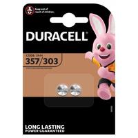 Duracell Electronics 357/303 1.5 V Silver Oxide Knopfzelle Batterien - 2 Stück