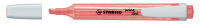 Textmarker STABILO® swing® cool. Kappenmodell, Farbe des Schaftes: in Schreibfarbe, Farbe: rot