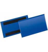 DURABLE Etikettentasche B150xH67 mm blau, magnetisch VE 50 Stück