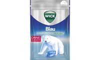WICK Blau Hustenbonbon Menthol, zuckerfrei, 72 g Packung (9540322)