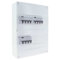 SIEMENS TABLEAU ÉLECTRIQUE PRÉÉQUIPÉ 2 RANGÉES 3ID 40A 9 DISJONCTEURS SIE626201