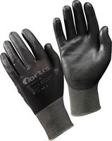 Handschoen Fitter S PU/polyamide zwart maat 8 FORTIS