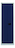 Bisley Flügeltürenschrank Universal, 4 Fachböden, 5 OH, B 600 mm, Korpus lichtgrau, Türen anthrazitgrau