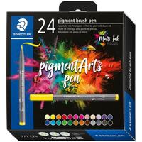 STAEDTLER MultiInk Pigment Arts brush pen 24er-Set sort. retail