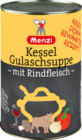 KESSEL GULASCHSUPPE mit Rindfleisch von Menzi, 4200g