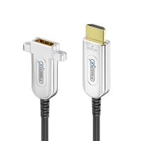 FiberX FX-I351-005 HDMI-Kabel 5 m HDMI Typ A (Standard) Schwarz, Silber