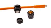 Tether Tools TetherGuard Cable Support 2er Pack Universale Supporto per cavo Nero, Arancione 2 pz