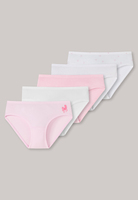 SCHIESSER 173271-911-104 Unterhose Klassischer Slip Pink, Weiß
