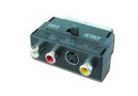 Gembird CCV-4415 adaptador de cable de vídeo SCART (21-pin) 3 x RCA + S-Video