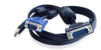ADDER VGA+USB-26HDM, 2m Tastatur/Video/Maus (KVM)-Kabel Schwarz