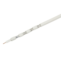 LogiLink CPV0037 câble coaxial 100 m Blanc