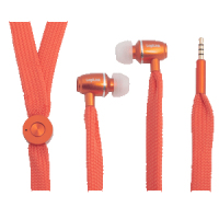 LogiLink HS0027 hoofdtelefoon/headset Bedraad In-ear Oproepen/muziek Oranje