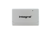 Integral USB2.0 CARDREADER MULTI SLOT SD MSD CF MS XD lector de tarjeta Blanco