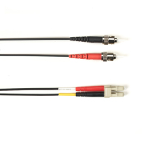 Black Box FOCMP10-020M-STLC-BK cable de fibra optica 20 m ST LC OFNP OM3 Negro