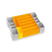 L-BOXX 6000010095 Accessoire de boîte de rangement Gris, Orange Ensemble de boîte d'inserts