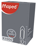 Maped 032061 paperclip Staal 1000 stuk(s)