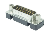 Harting 09 66 121 7703 kabel-connector D-Sub 9-pin M Zwart, Metallic