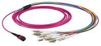 EFB Elektronik MTPF12LCOM5-7,5 Glasfaserkabel 7,5 m MTP 12x LC OM5 Violett