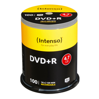 Intenso 4111156 płyta DVD 4,7 GB DVD+R 100 szt.