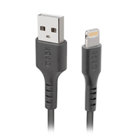 SBS TECABLEUSBIP589K cable de conector Lightning 1 m Negro