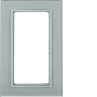Berker 13096414 veiligheidsplaatje voor stopcontacten Aluminium