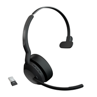 Jabra 25599-889-999 hoofdtelefoon/headset Draadloos Hoofdband Kantoor/callcenter Bluetooth Zwart