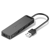 Vention CHMBB hálózati csatlakozó USB 2.0 480 Mbit/s Fekete
