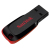 SanDisk Cruzer Blade USB flash meghajtó 32 GB USB A típus 2.0 Fekete, Vörös