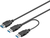 Microconnect USB3.0AAA kabel USB 0,3 m USB 3.2 Gen 1 (3.1 Gen 1) USB A Czarny